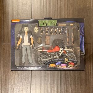 Teenage Mutant Ninja Turtles Casey Jones Action Figure with Red Dirt Bike